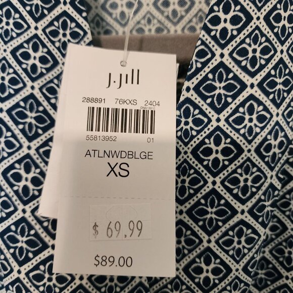 New J.Jill Wearever collection jacket blazer sz XS lightweight button front - Picture 4 of 12